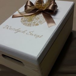 Pudełko świąteczne z grawerem